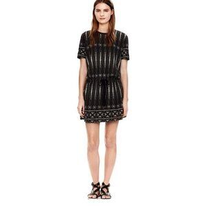 Tory Burch Bagalona black & white shirt dress sz L